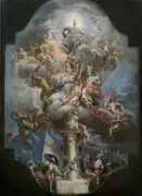 Апофеоз Генуэзской Республики с аллегорией Божественной мудрости. 1700. Холст, масло. Музеи Страда Нуова, Генуя