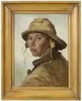 Молодой рыбак (этюд)