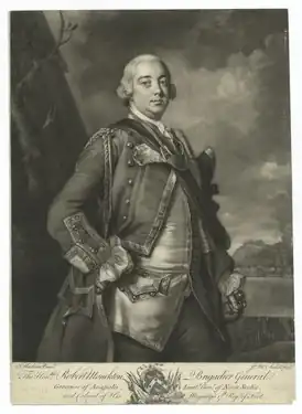 Роберт Монктон, портрет работы Томаса Хадсона