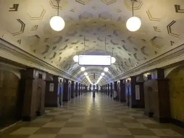 Центральный зал станции.13 марта 2023