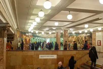 Проход в пересадочный тоннель на Кольцевую линию.18 ноября 2023