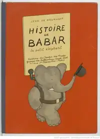 Обложка первого издания «Истории Бабара» (1931)
