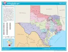 Техас, 36 округов